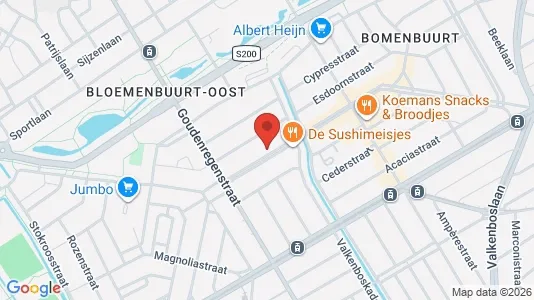 Apartments for rent i The Hague Segbroek - kort over placeringen