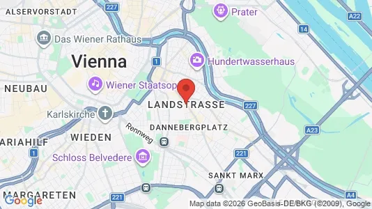 Houses for rent i Vienna Landstraße - kort over placeringen