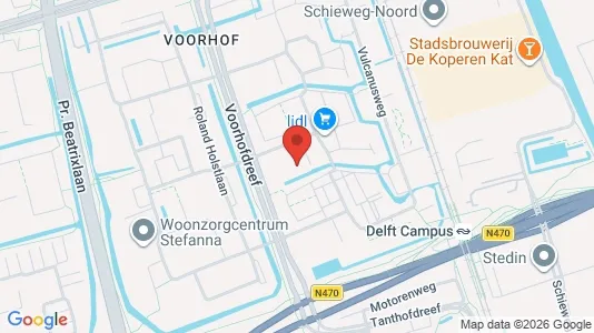 Apartments for rent i Delft - kort over placeringen
