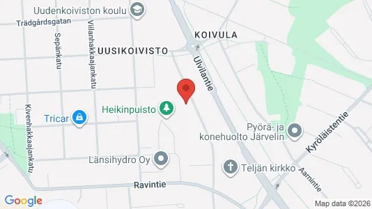 Apartments for rent i Pori - kort over placeringen