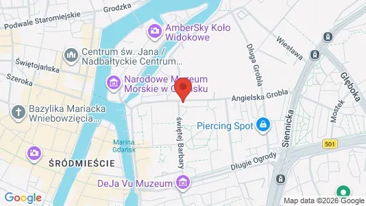 Apartments for rent i Gdańsk - kort over placeringen