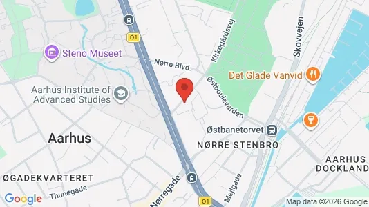 Apartments for rent i Aarhus C - kort over placeringen