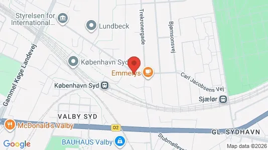 Apartments for rent i Valby - kort over placeringen