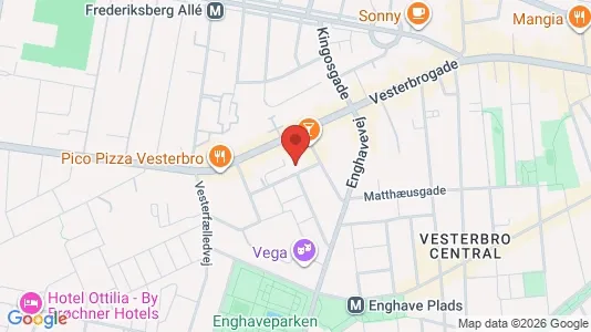 Apartments for rent i Vesterbro - kort over placeringen