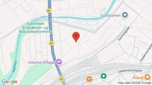 Apartments for rent i Aarhus C - kort over placeringen