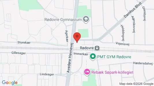 Apartments for rent i Rødovre - kort over placeringen