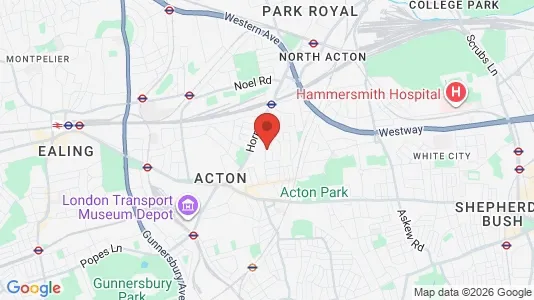 Apartments for rent i London W3 - kort over placeringen