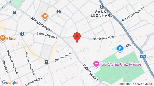 Apartments for rent i Eggersdorf bei Graz - kort over placeringen