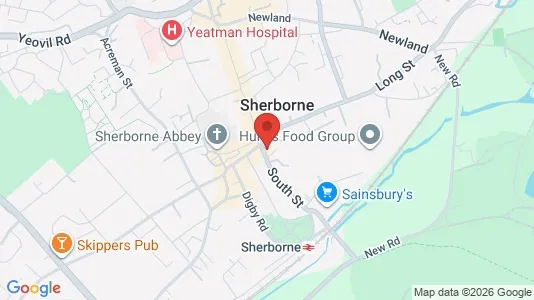 Apartments for rent i Sherborne - Dorset - kort over placeringen