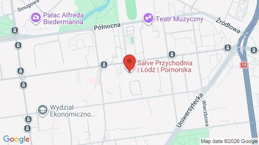 Apartments for rent i Łódź - kort over placeringen