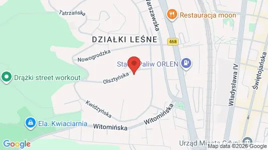 Rooms for rent i Gdynia - kort over placeringen