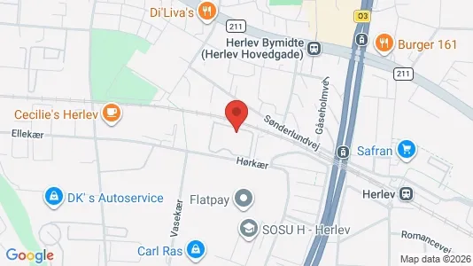 Apartments for rent i Herlev - kort over placeringen