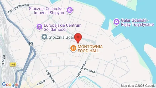 Apartments for rent i Gdańsk - kort over placeringen