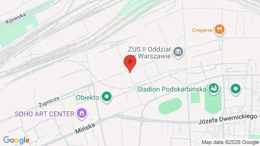 Apartments for rent i Warszawa Wawer - kort over placeringen