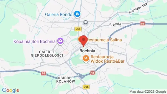 Apartments for rent i Bocheński - kort over placeringen