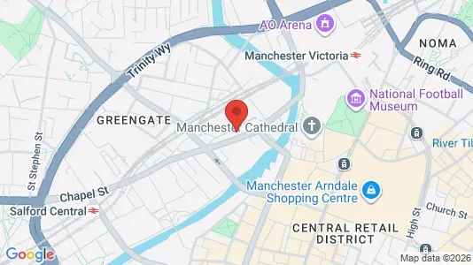 Apartments for rent i Salford - Lancashire - kort over placeringen