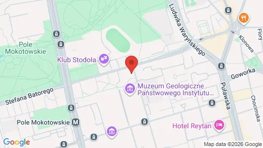 Apartments for rent i Warszawa Wawer - kort over placeringen
