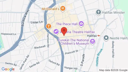 Apartments for rent i Halifax - West Yorkshire - kort over placeringen