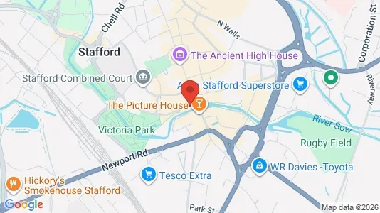 Apartments for rent i Stafford - Staffordshire - kort over placeringen