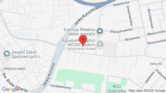 Rooms for rent i Radom - kort over placeringen