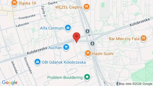 Apartments for rent i Gdańsk - kort over placeringen