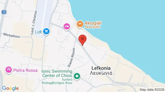 Apartments for rent i Chios - kort over placeringen