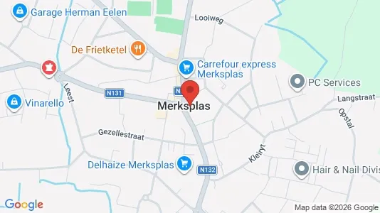 Apartments for rent i Merksplas - kort over placeringen