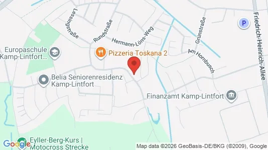 Apartments for rent i Wesel - kort over placeringen