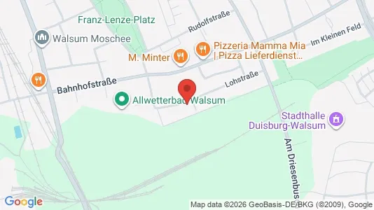 Apartments for rent i Duisburg - kort over placeringen
