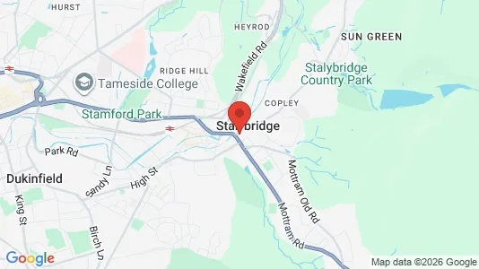 Houses for rent i Stalybridge - Cheshire - kort over placeringen