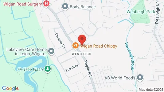 Apartments for rent i Leigh - Lancashire - kort over placeringen