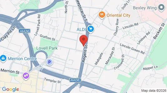 Apartments for rent i Leeds - West Yorkshire - kort over placeringen
