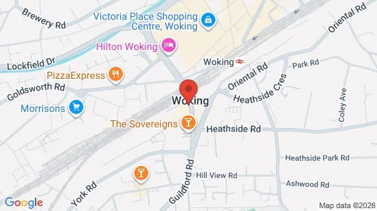 Apartments for rent i Woking - Surrey - kort over placeringen