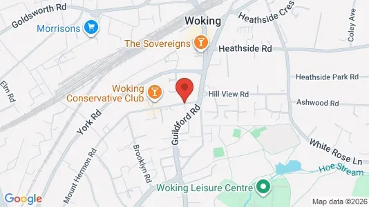 Apartments for rent i Woking - Surrey - kort over placeringen