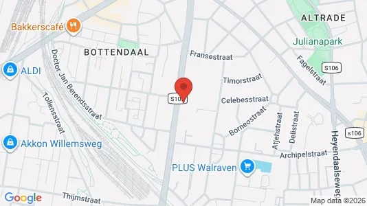 Rooms for rent i Nijmegen - kort over placeringen