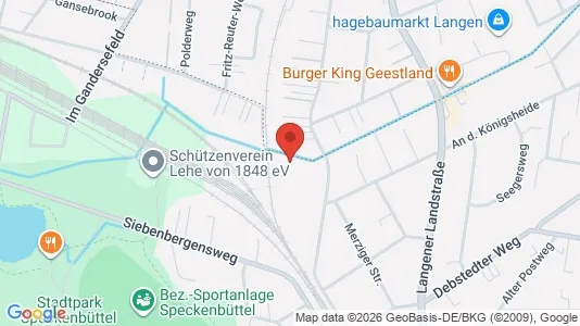 Apartments for rent i Bremerhaven - kort over placeringen