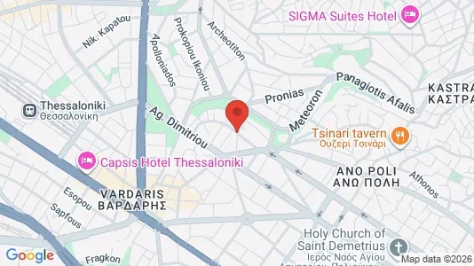 Apartments for rent i Neapoli-Sykies - kort over placeringen