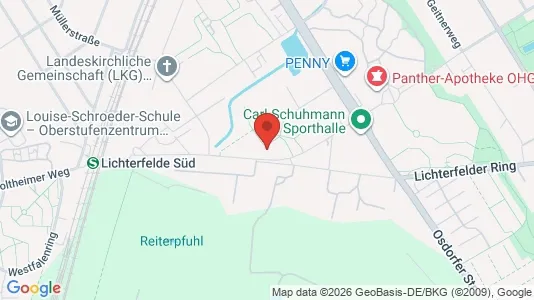 Apartments for rent i Berlin Steglitz-Zehlendorf - kort over placeringen