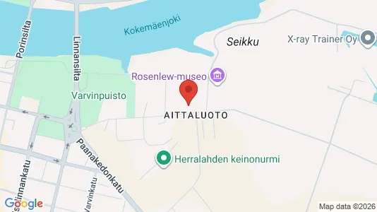 Apartments for rent i Pori - kort over placeringen