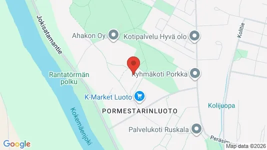 Apartments for rent i Pori - kort over placeringen