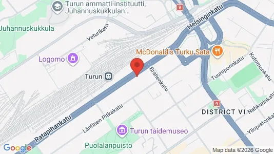 Apartments for rent i Turku - kort over placeringen