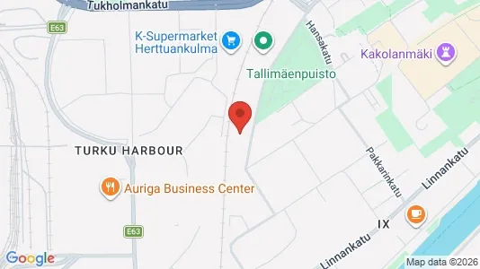 Apartments for rent i Turku - kort over placeringen