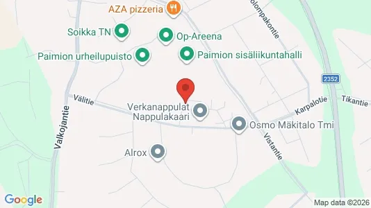 Apartments for rent i Paimio - kort over placeringen