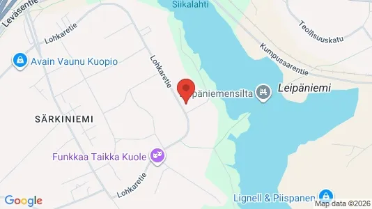Apartments for rent i Kuopio - kort over placeringen