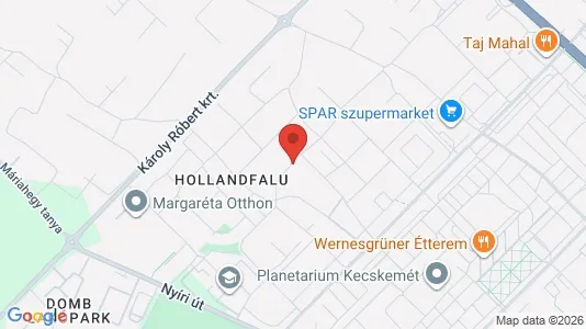 Apartments for rent i Kecskeméti - kort over placeringen