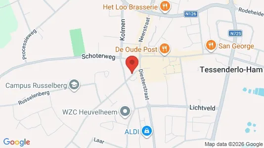 Apartments for rent i Tessenderlo - kort over placeringen