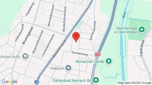 Apartments for rent i Arlesheim - kort over placeringen