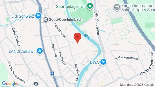 Apartments for rent i Horgen - kort over placeringen