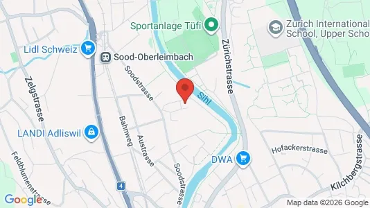 Apartments for rent i Horgen - kort over placeringen