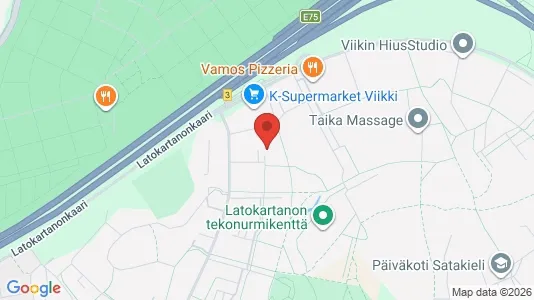 Rooms for rent i Helsinki Koillinen - kort over placeringen